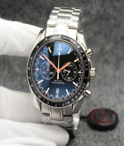 high grade 44mm quartz chronograph mens watches red hands stainless steel bracelet fixed bezel with a ring showing tachymeter 3830414, Slivery;brown
high grade 44mm quartz chronograph mens watches red hands stainless steel bracelet fixed bezel with a ring showing tachymeter 3830414, Slivery;brown