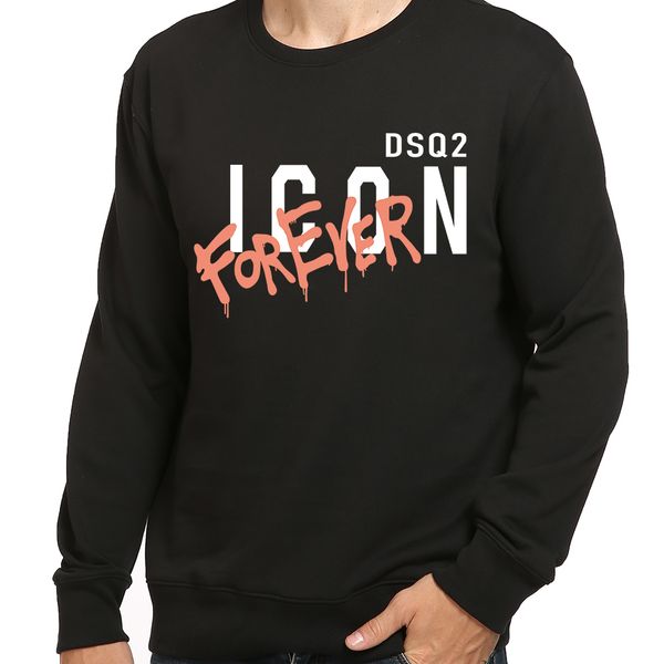 men's hoodies new men's dsq2 autumn and winter loose round neck sweater trend youth long sleeve bottoming shirt, Black
men's hoodies new men's dsq2 autumn and winter loose round neck sweater trend youth long sleeve bottoming shirt, Black