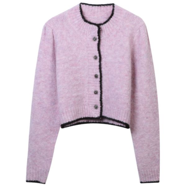 1220 l 2023 autumn sweaters women's cardigan crew neck pink long sleeve brand same style women's mingmei, White;black
1220 l 2023 autumn sweaters women's cardigan crew neck pink long sleeve brand same style women's mingmei, White;black