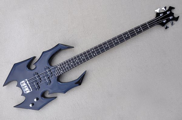 factory custom 4 strings black electric bass guitar with unsual shape chrome hardwares rosewood fingerboard offer customized
factory custom 4 strings black electric bass guitar with unsual shape chrome hardwares rosewood fingerboard offer customized