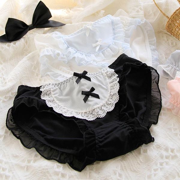 women's panties japanese underwear women's ice silk lace bow mid waist briefs breathable panty female lingerie underpants, Black;pink
women's panties japanese underwear women's ice silk lace bow mid waist briefs breathable panty female lingerie underpants, Black;pink