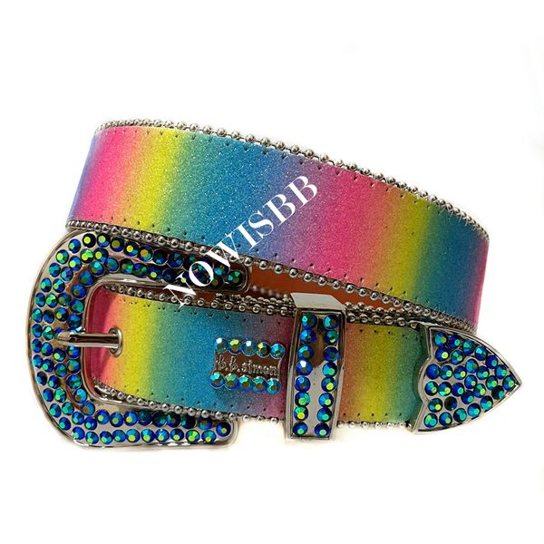 lolita bb rainbow genuine leather diamond simon belt fashion luxury designer brand rhinestones bling crystal studded buckle belts y2k, Black;brown
lolita bb rainbow genuine leather diamond simon belt fashion luxury designer brand rhinestones bling crystal studded buckle belts y2k, Black;brown