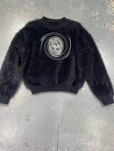 womens sweaters front drill logo stitching round neck short pullover knitted sweater imitation sable fur soft warm knitwear autumn winter wo, White;black
womens sweaters front drill logo stitching round neck short pullover knitted sweater imitation sable fur soft warm knitwear autumn winter wo, White;black