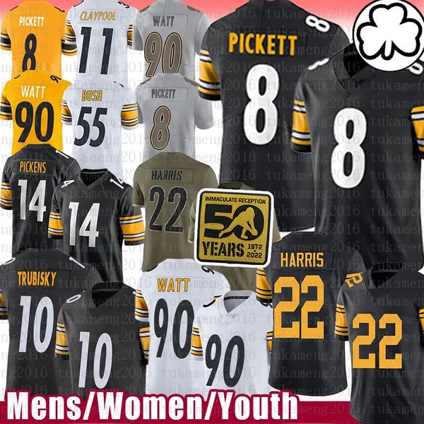 najee harris 8 kenny pickett football jersey t.j. watt mitchell trubisky pat freiermuth george pickens minkah fitzpatrick chris boswell bush, White;black
najee harris 8 kenny pickett football jersey t.j. watt mitchell trubisky pat freiermuth george pickens minkah fitzpatrick chris boswell bush, White;black