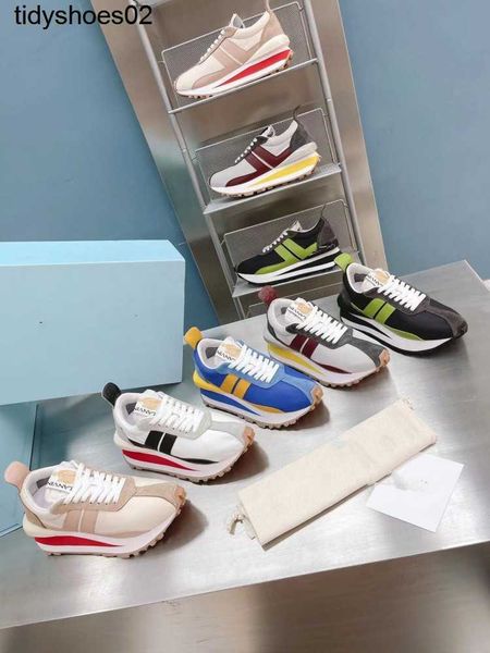 lanvins 2022ins trendy daddy shoes bumper couple casual high soled sports forrest gump shoes