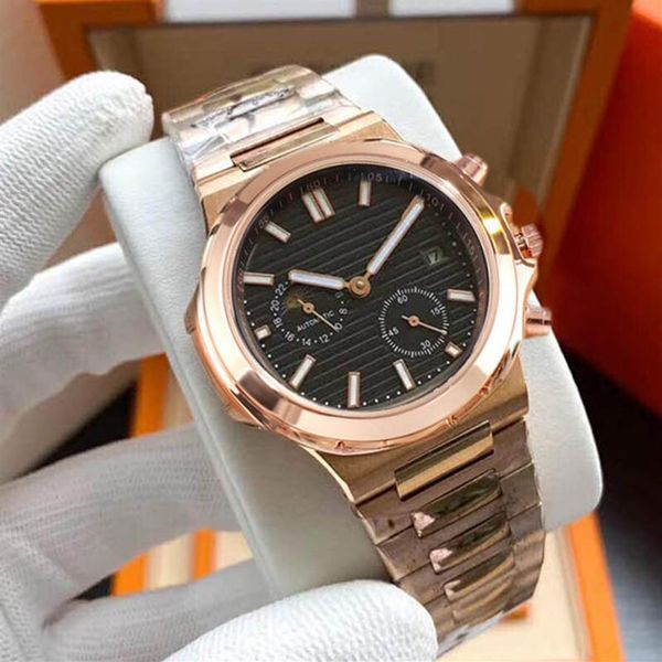 luxury watch mens automatic watches full stainless steel sports wristwatch montre de luxe wristwatches230h, Slivery;brown
luxury watch mens automatic watches full stainless steel sports wristwatch montre de luxe wristwatches230h, Slivery;brown