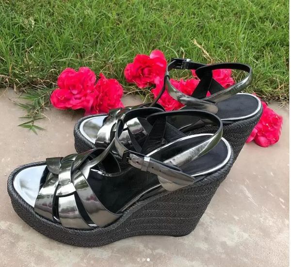 brand cassandra newst wedge sandal lady wedges tribute leather wedge espadrille sandals high heels shoes luxury design35-43, Black
brand cassandra newst wedge sandal lady wedges tribute leather wedge espadrille sandals high heels shoes luxury design35-43, Black