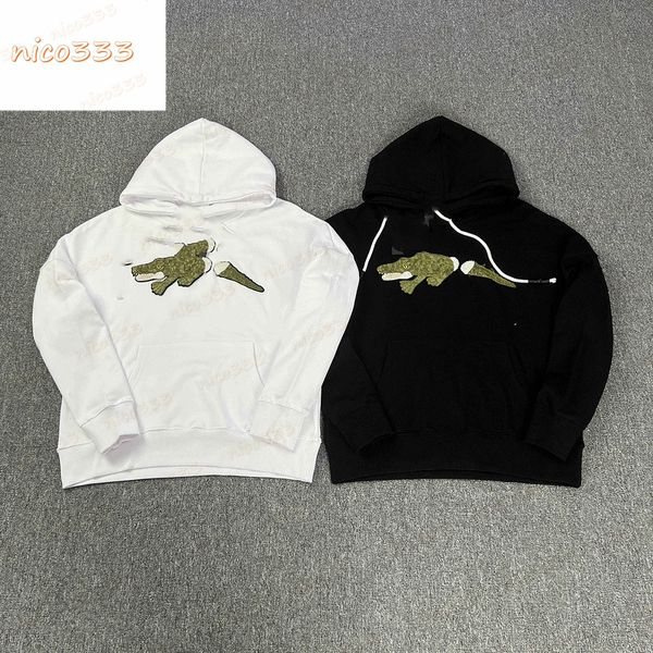 23ss new hoodies broken head crocodile letter print pattern terry cotton loose fitting black white street men women sweatshirt hoodie
23ss new hoodies broken head crocodile letter print pattern terry cotton loose fitting black white street men women sweatshirt hoodie