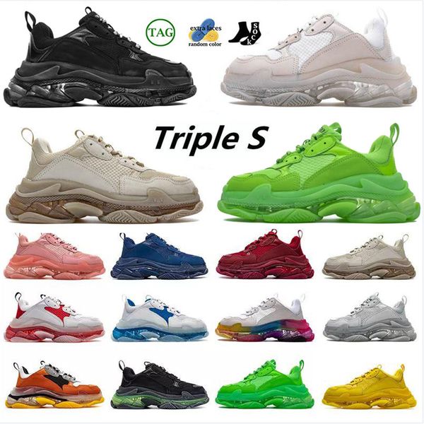 triple s mens women casual shoes 17fw pairs clear sole old dad large increasing sneakers pink red black neon green crystal sneakers sports t
triple s mens women casual shoes 17fw pairs clear sole old dad large increasing sneakers pink red black neon green crystal sneakers sports t