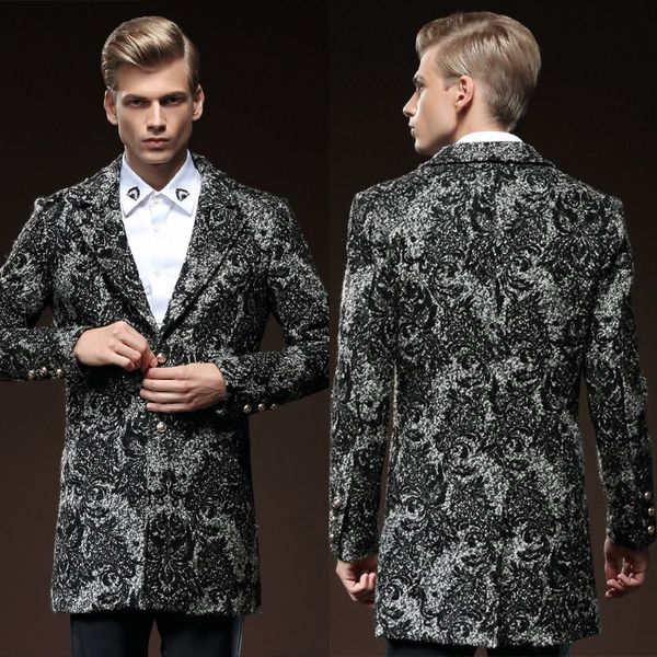 one piece wedding tuxedos men suits jacquard weave modern formal slim two-button customized fit notched lapel three outer pockets medium lon, Black;gray
one piece wedding tuxedos men suits jacquard weave modern formal slim two-button customized fit notched lapel three outer pockets medium lon, Black;gray