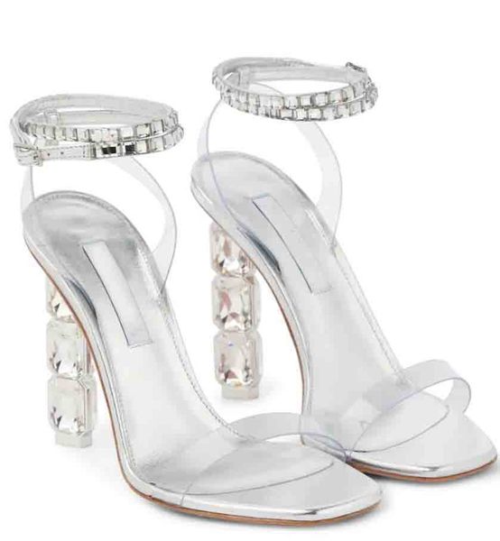 women sandal high heel luxury brand design shoes aura sandal 105mm creators lab embellished satin sandals with box 34-43, Black
women sandal high heel luxury brand design shoes aura sandal 105mm creators lab embellished satin sandals with box 34-43, Black