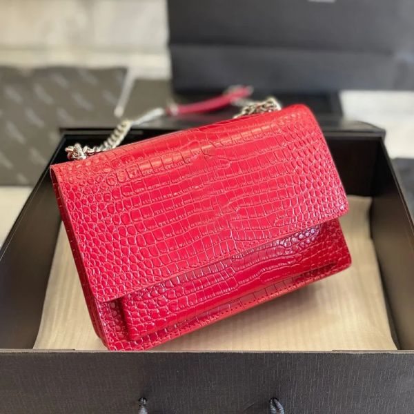 9a quality sunset bag suede alligator cowhide leather women designer luxury fashion shoulder crossbody handbag ladies velvet gold chain flap
9a quality sunset bag suede alligator cowhide leather women designer luxury fashion shoulder crossbody handbag ladies velvet gold chain flap