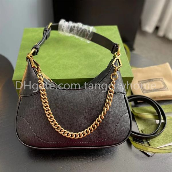 luxury womens one shoulder bag classic vintage metal chain underarm bags designer croissant half moon bag with box shipped
luxury womens one shoulder bag classic vintage metal chain underarm bags designer croissant half moon bag with box shipped