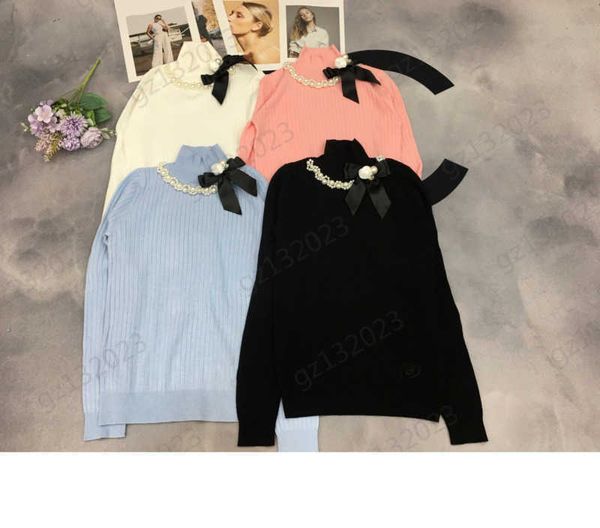 womens sweaters beaded bows decoration stand collar pullover knitted sweater simple style long sleeves warm knitwear designer women clothes, White;black
womens sweaters beaded bows decoration stand collar pullover knitted sweater simple style long sleeves warm knitwear designer women clothes, White;black