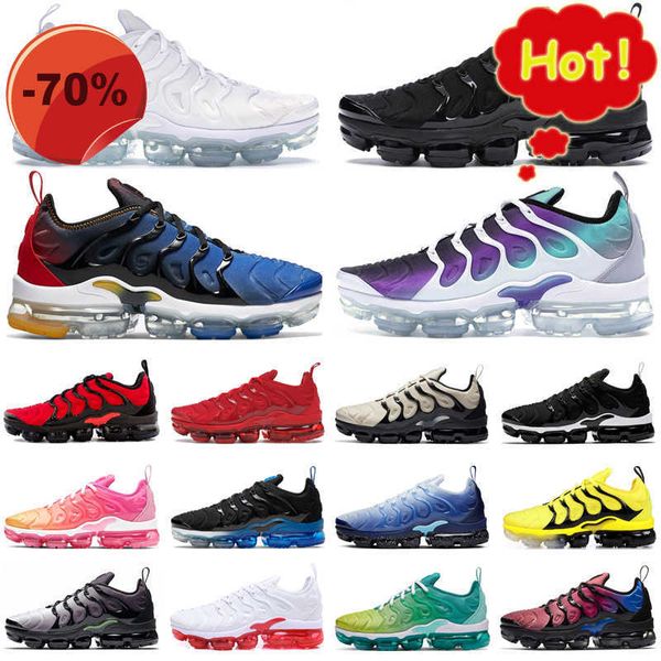 2022 tn plus running shoes mens trainers triple black white pink purple laser orange aurora green rainbow outdoor sports sneakers size 36-47
2022 tn plus running shoes mens trainers triple black white pink purple laser orange aurora green rainbow outdoor sports sneakers size 36-47