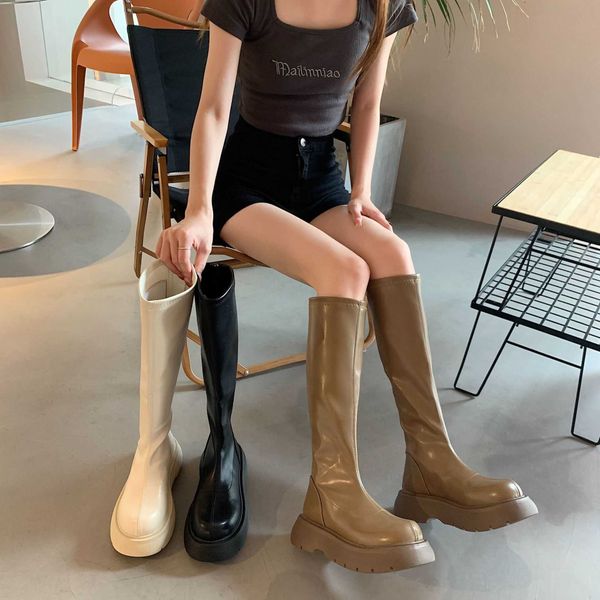 boots long women's new retro slim tall thick-soled fashion over-the-knee knight shoes 221213, Black
boots long women's new retro slim tall thick-soled fashion over-the-knee knight shoes 221213, Black