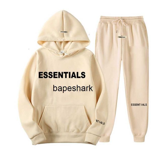 fashion brand esentials autumn winter men women hooded sweatshirt suit pure cotton couple jogging sweatshirts oversized streetwear tracksuit, Gray
fashion brand esentials autumn winter men women hooded sweatshirt suit pure cotton couple jogging sweatshirts oversized streetwear tracksuit, Gray