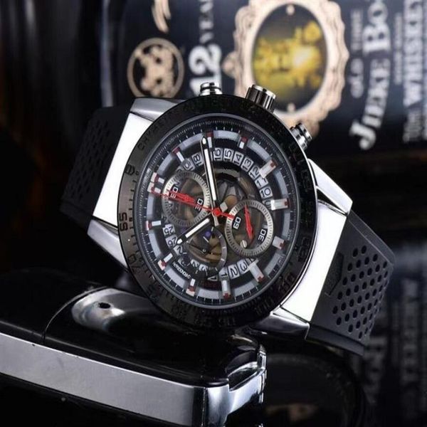 montre de luxe luxury mens watches leather full functional automatic movement men watch fashion male watches sports wrist238j, Slivery;brown
montre de luxe luxury mens watches leather full functional automatic movement men watch fashion male watches sports wrist238j, Slivery;brown