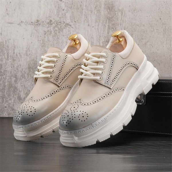 fashion mens fashion dress shoes thick bottom mans casual sneakers lace up men casual shoe, Black
fashion mens fashion dress shoes thick bottom mans casual sneakers lace up men casual shoe, Black