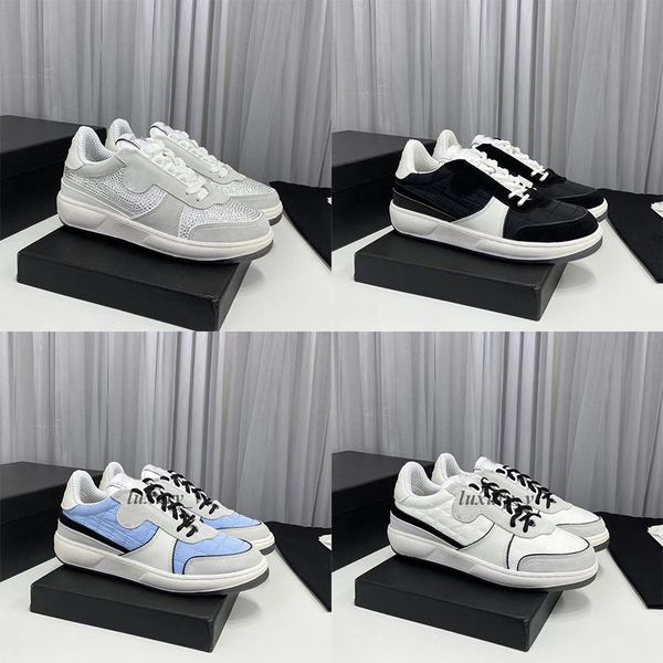 designer casual shoes men women calfskin sneakers fabric suede leather platform reflective trainers rhinestone skateboard shoe size 35-40, Black
designer casual shoes men women calfskin sneakers fabric suede leather platform reflective trainers rhinestone skateboard shoe size 35-40, Black