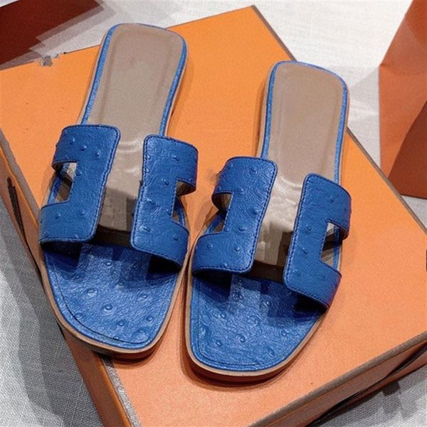 designer ostrich women summer sandals classic slide slippers ladies luxurys genuine leather heels flip flopsflat shoe sandal2742, Black
designer ostrich women summer sandals classic slide slippers ladies luxurys genuine leather heels flip flopsflat shoe sandal2742, Black