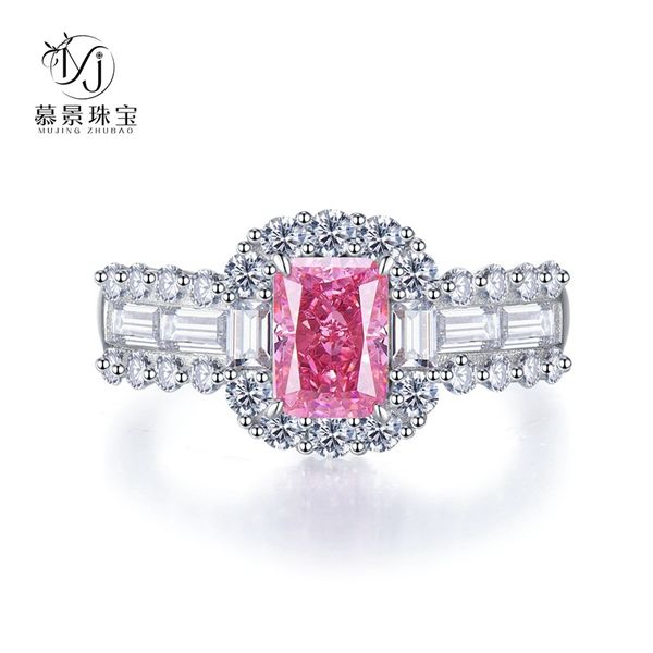 wedding accessories pure silver engagement rings fadeless pink diamond birdal ring proposal ring no fading ladies jewelry r471, White
wedding accessories pure silver engagement rings fadeless pink diamond birdal ring proposal ring no fading ladies jewelry r471, White