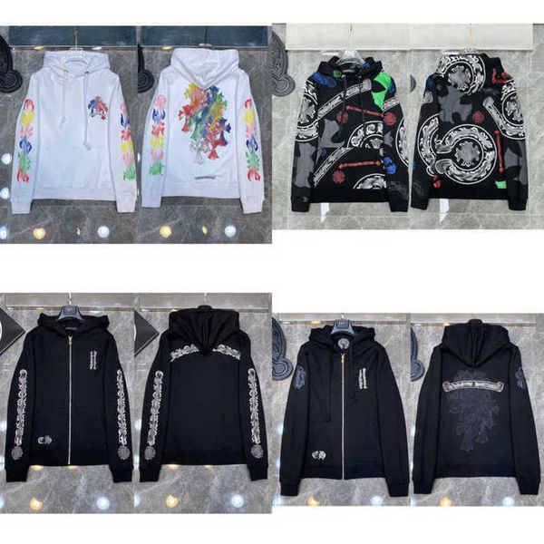 luxury fashion men's jackets sweatshirts men women classic hoodies ch zipper hooded sweater designer cross pullover sanskrit hoodie cas, Black
luxury fashion men's jackets sweatshirts men women classic hoodies ch zipper hooded sweater designer cross pullover sanskrit hoodie cas, Black