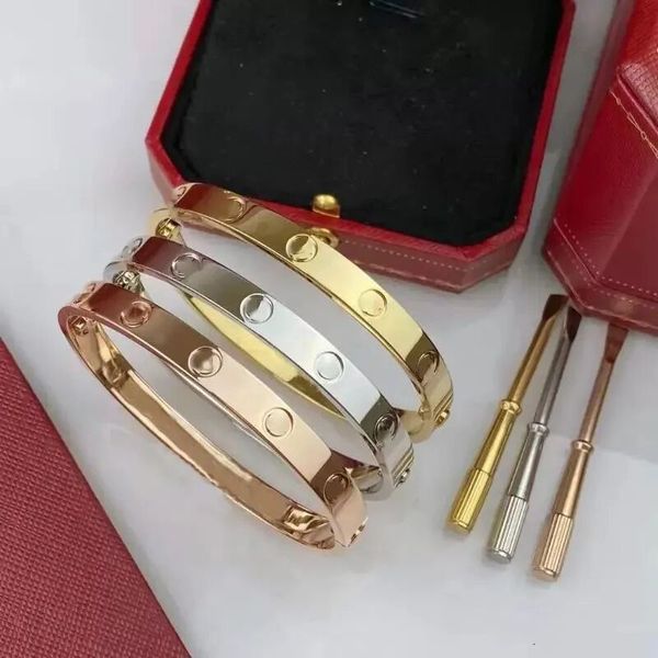 bracelets designers love screw bracelet bangle charm jewelry for men&womens titanium steel gold-plated never fade not allergic gold/silver/r, Black
bracelets designers love screw bracelet bangle charm jewelry for men&womens titanium steel gold-plated never fade not allergic gold/silver/r, Black
