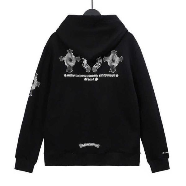 men's fashion sweatshirts luxury jackets men women classic hoodies ch zipper hooded sweater designer cross pullover sanskrit hoodie cas, Black
men's fashion sweatshirts luxury jackets men women classic hoodies ch zipper hooded sweater designer cross pullover sanskrit hoodie cas, Black