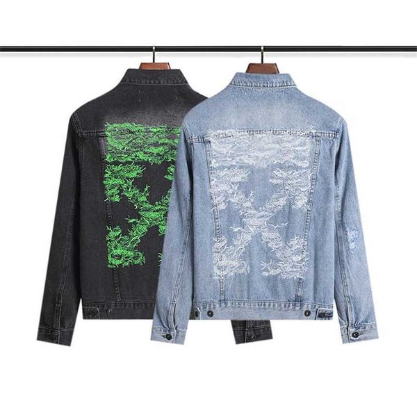 2023 early autumn new offs style dense grass arrow casual denim jacket for men and women, Black
2023 early autumn new offs style dense grass arrow casual denim jacket for men and women, Black