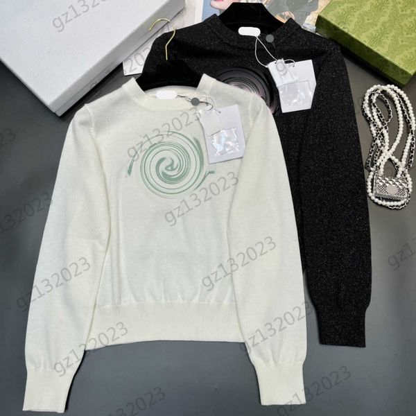 womens t-shirts logo jacquard crewneck pullover t-shirt tees gold silk blend long-sleeved casual joker undershirt simple designer women app, White
womens t-shirts logo jacquard crewneck pullover t-shirt tees gold silk blend long-sleeved casual joker undershirt simple designer women app, White
