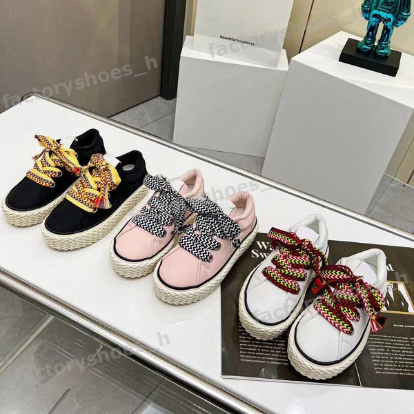 designer casual shoes curbies low sneakers men women leather sneaker fashion woven shoelaces trainers thick sole rubber trainer, Black
designer casual shoes curbies low sneakers men women leather sneaker fashion woven shoelaces trainers thick sole rubber trainer, Black