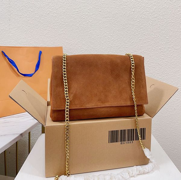 fashion womens bag flip design shoulder bags metal shoulder strap 28cm handbag