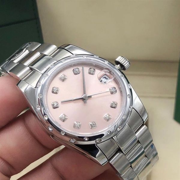 women's watch 31mm 2813 movement 316 steel ring mouth inset with small diamonds high strength anti-scraper mirror fashion spo247q, Slivery;brown
women's watch 31mm 2813 movement 316 steel ring mouth inset with small diamonds high strength anti-scraper mirror fashion spo247q, Slivery;brown