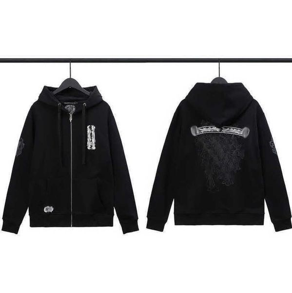 fashion luxury men's jackets sweatshirts men women classic hoodies ch zipper hooded sweater designer cross pullover sanskrit hoodie cas, Black
fashion luxury men's jackets sweatshirts men women classic hoodies ch zipper hooded sweater designer cross pullover sanskrit hoodie cas, Black