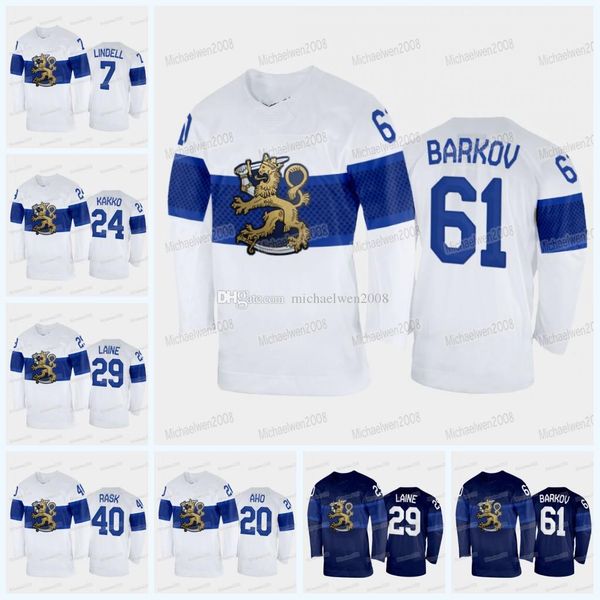 team finland 2022 beijing winter hockey jersey aleksander barkov tuukka rask juuse saros patrik laine kaapo kakko sebastian aho esa lindell, Black;red
team finland 2022 beijing winter hockey jersey aleksander barkov tuukka rask juuse saros patrik laine kaapo kakko sebastian aho esa lindell, Black;red
