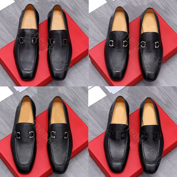 men dress shoes 2023 designers loafers 100% leather men flat authentic cowhide casual shoe round toe classic slides loafer mens printed meta, Black
men dress shoes 2023 designers loafers 100% leather men flat authentic cowhide casual shoe round toe classic slides loafer mens printed meta, Black