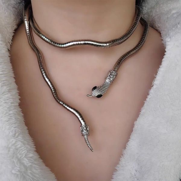 bendable punk necklace choker adjustable snake bracelet flexible wrap collar multipurpose medusa hollween jewelry for women
bendable punk necklace choker adjustable snake bracelet flexible wrap collar multipurpose medusa hollween jewelry for women