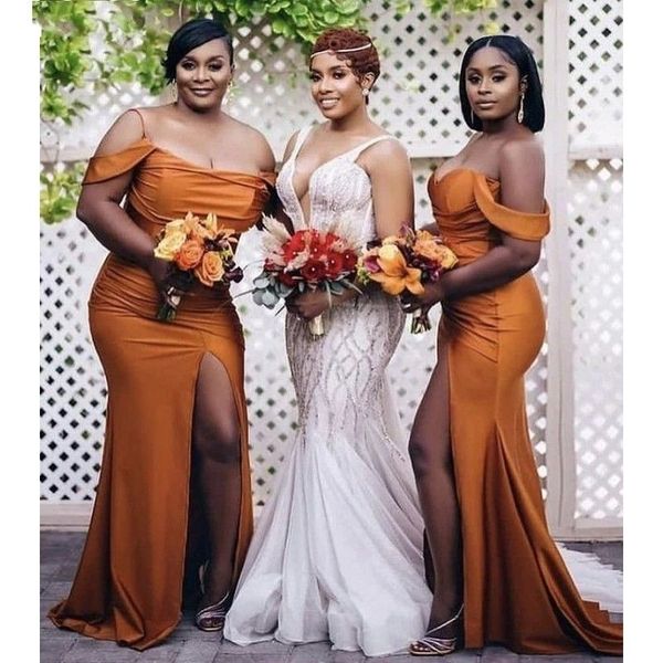 2023 arabic long bridesmaid dresses for weddings silk satin orange mermaid off shoulder party sweep train maid honor gowns side split spaghe, White;pink
2023 arabic long bridesmaid dresses for weddings silk satin orange mermaid off shoulder party sweep train maid honor gowns side split spaghe, White;pink