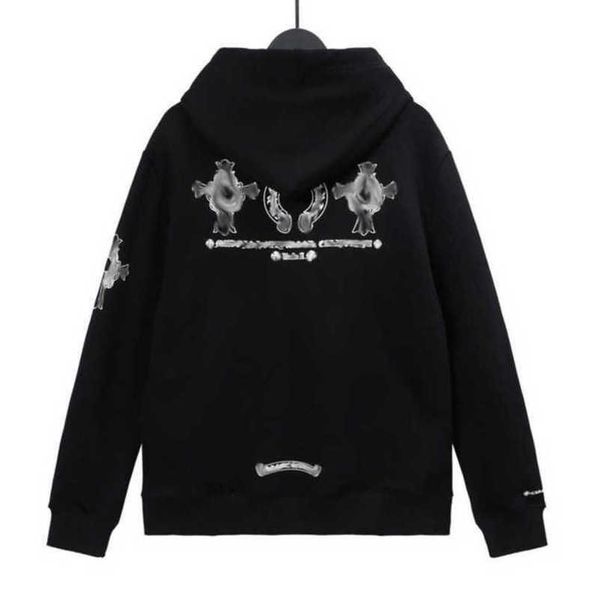luxury men's fashion sweatshirts jackets men women classic hoodies ch zipper hooded sweater designer cross pullover sanskrit hoodie cas, Black
luxury men's fashion sweatshirts jackets men women classic hoodies ch zipper hooded sweater designer cross pullover sanskrit hoodie cas, Black