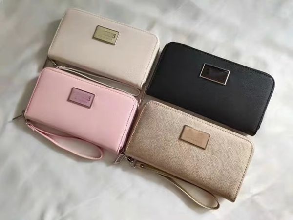 designer women's purse fashion long classic style solid color zipper simple casual large banknote money clip, Red;black
designer women's purse fashion long classic style solid color zipper simple casual large banknote money clip, Red;black