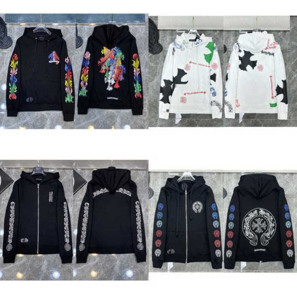 men's jackets fashion luxury sweatshirts men women classic hoodies ch zipper hooded sweater designer cross pullover sanskrit hoodie cas, Black;brown
men's jackets fashion luxury sweatshirts men women classic hoodies ch zipper hooded sweater designer cross pullover sanskrit hoodie cas, Black;brown