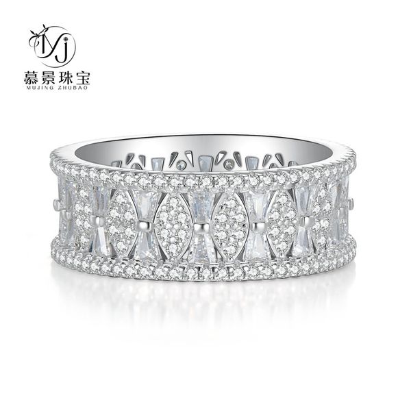 wedding accessories pure silver engagement rings fadeless wide diamond birdal ring proposal ring no fading ladies jewelry r319, White
wedding accessories pure silver engagement rings fadeless wide diamond birdal ring proposal ring no fading ladies jewelry r319, White