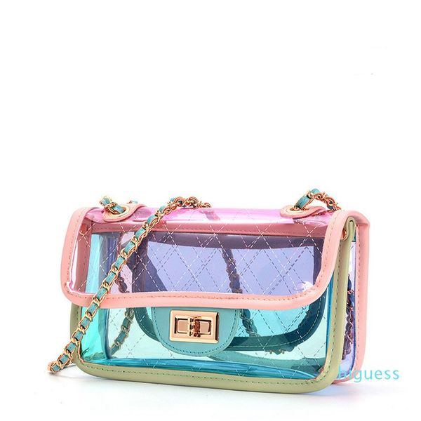 designer- women transparent bag clear pvc messenger beach shoulder bag jelly small tote laser holographic handbag248w
designer- women transparent bag clear pvc messenger beach shoulder bag jelly small tote laser holographic handbag248w