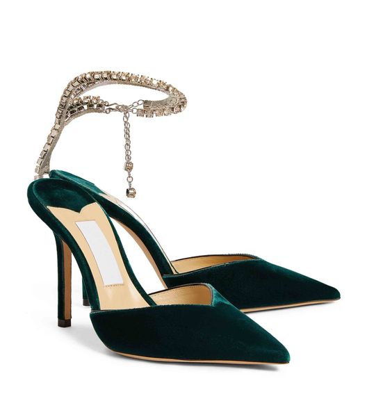 sale summer shoes woman sandal pump luxury designer saeda 100mm high heels white stain sandals wedding party shoe pumps pointy toe crystal s, Black
sale summer shoes woman sandal pump luxury designer saeda 100mm high heels white stain sandals wedding party shoe pumps pointy toe crystal s, Black