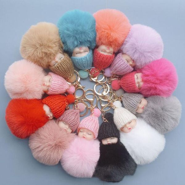 12 color cute sleeping doll keychain cartoon colorfuls baby key chain car keyring women key holder bag pendant charm accessories, Silver
12 color cute sleeping doll keychain cartoon colorfuls baby key chain car keyring women key holder bag pendant charm accessories, Silver