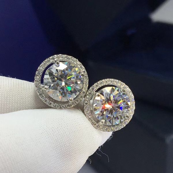 charming women earrings 925 sterling silver bling d color bling moissanite studs earrings nice gift for friends, Golden;silver
charming women earrings 925 sterling silver bling d color bling moissanite studs earrings nice gift for friends, Golden;silver