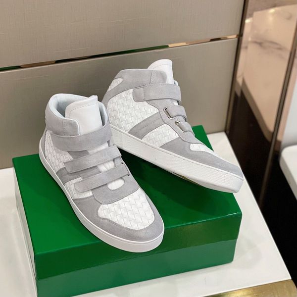 intrecciato weave sneakers shoes high suede leather trainers men party wedding luxury brand man walking eu38-46 with box
intrecciato weave sneakers shoes high suede leather trainers men party wedding luxury brand man walking eu38-46 with box