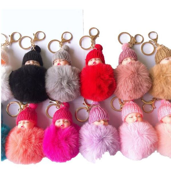 sweet sleep baby keychains faux rabbit fur knitted hat winter keyring cute cartoon pendant car bag key holder party gift 12 colors, Silver
sweet sleep baby keychains faux rabbit fur knitted hat winter keyring cute cartoon pendant car bag key holder party gift 12 colors, Silver