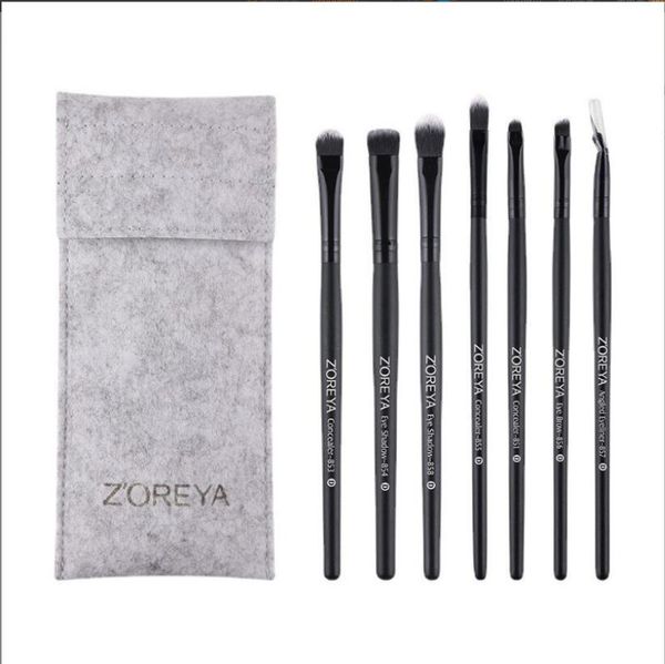zoreya eye makeup brushes 7 pcs professional eyeshadow brush set eyebrow blending eyelash set with carrying bag
zoreya eye makeup brushes 7 pcs professional eyeshadow brush set eyebrow blending eyelash set with carrying bag